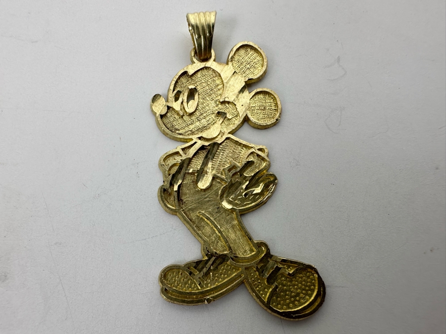 10K Gold 417 Walt Disney's Mickey Mouse Pendant 2g [Photo 2]