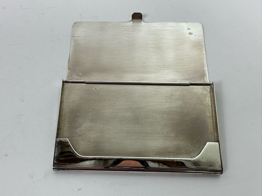Tiffany & Co Sterling Silver Business Card Holder Case 57.7g [Photo 7]