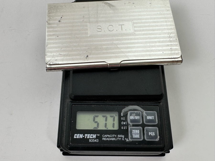 Tiffany & Co Sterling Silver Business Card Holder Case 57.7g [Photo 8]