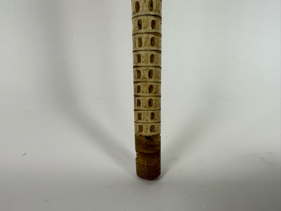 Vintage Shark Vertebrae Horn Handle Cane 34L [Photo 7]