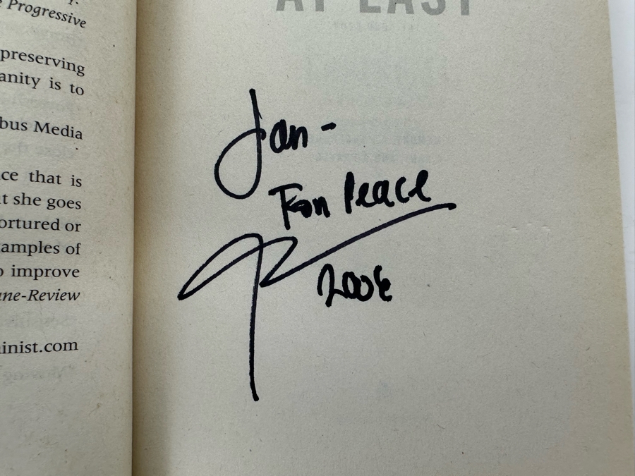 Signed Paperback Book Insecure At Last: A Political Memoir By Eve Ensler [Photo 4]