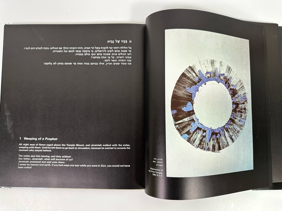 Hardcover Book Scrolls Of Fire: A Nation Fighting For Its Life 52 Chapters Of Jewish Martyrology By Abba Kovner, Paintings By Dan Reisinger [Photo 5]