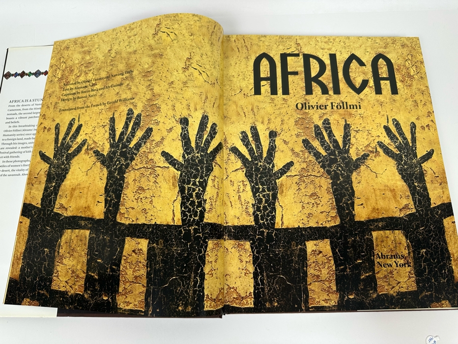 Hardcover Coffee Table Book Africa By Olivier Follmi Retails $55 [Photo 3]