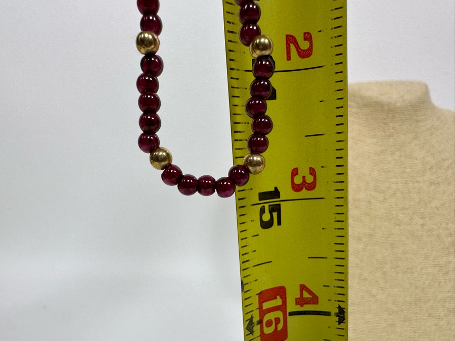 And Gold Beaded 30' Necklace