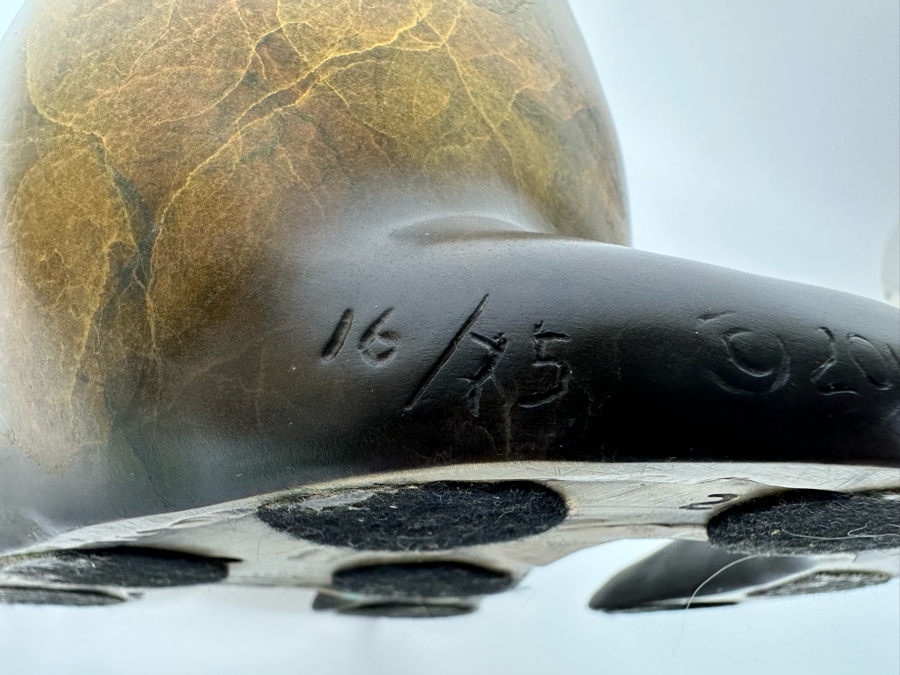 Jacques & Mary Regat (20th Century, Alaska) Signed Bronze Gisselle River Otter Limited Edition 16 Of 75 11.5H X 7W X 8.5D Retails $3,575 [Photo 9]