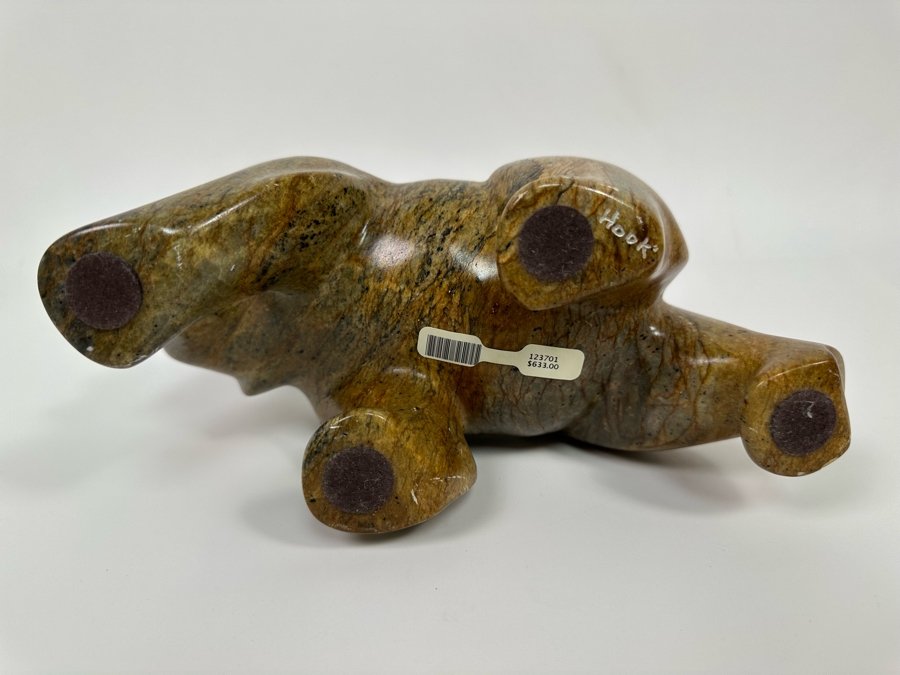 Carved Stone Grizzley Bear 9.5W X 4D X 5H Retails $633 [Photo 10]