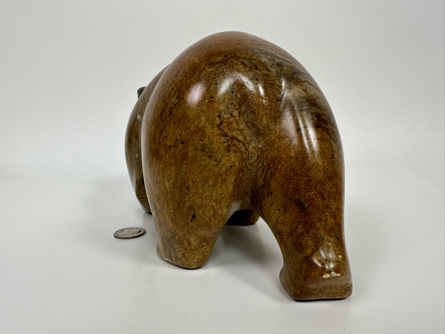 Carved Stone Grizzley Bear 9.5W X 4D X 5H Retails $633 [Photo 9]
