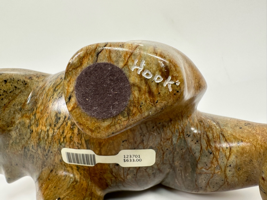 Carved Stone Grizzley Bear 9.5W X 4D X 5H Retails $633 [Photo 11]