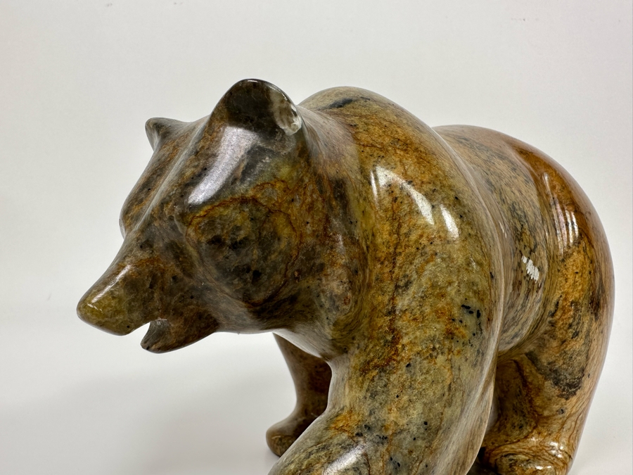 Carved Stone Grizzley Bear 9.5W X 4D X 5H Retails $633 [Photo 8]