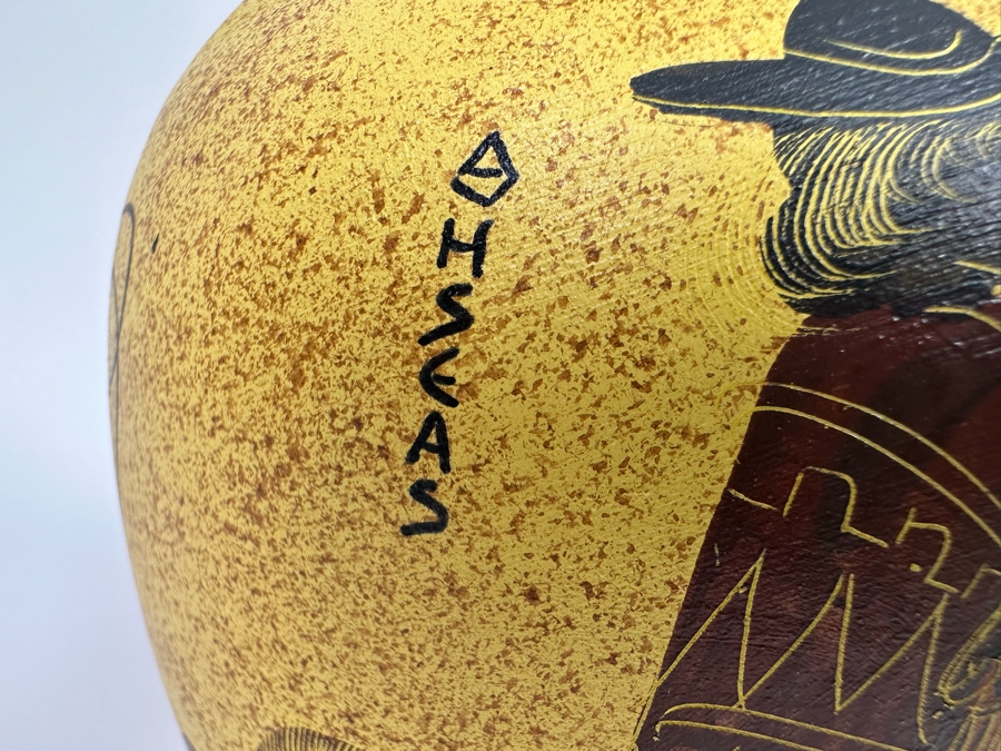 Handmade Greek Ceramic Amphora Jar Vase Vessel 5W X 9H [Photo 5]