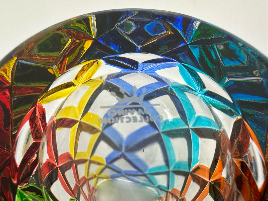RCR Da Vinci Collection Colorful Italian Crystal Vase 10 3/4H [Photo 11]