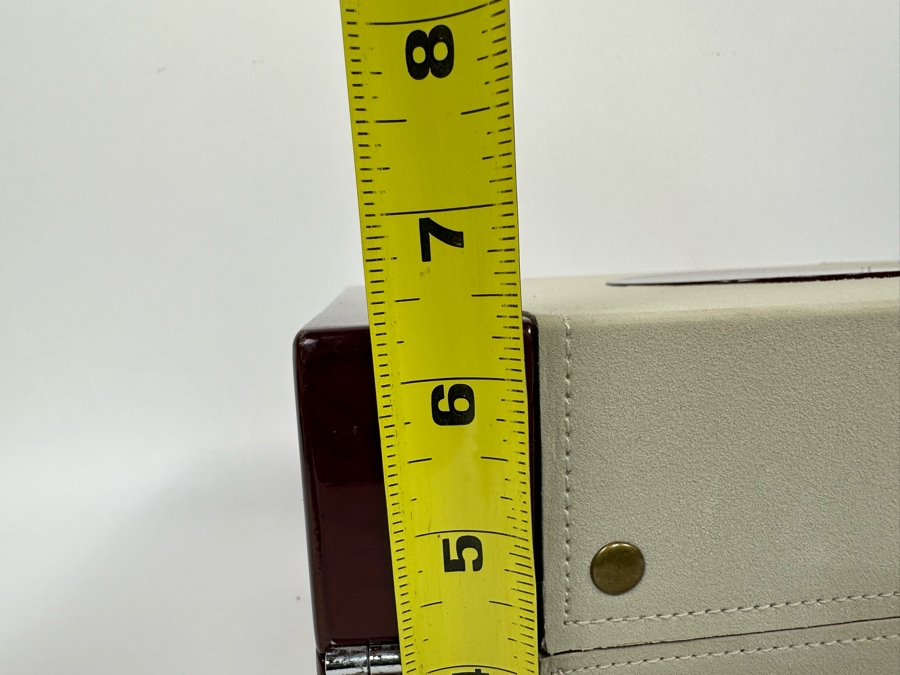 Two-Tier Jewelry Box With Top Watch Display Layer 12W X 9.5D X 6.5H [Photo 15]