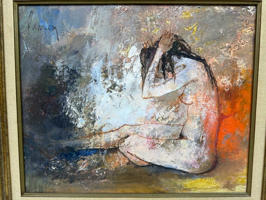 Jean Jansem (1920-2013, France) Original Nude Figure Painting On Canvas 18 X 15 In Signed Period French Frame 29.5 X 26.5 Estimate $6,000-$8,000 [Photo 5]