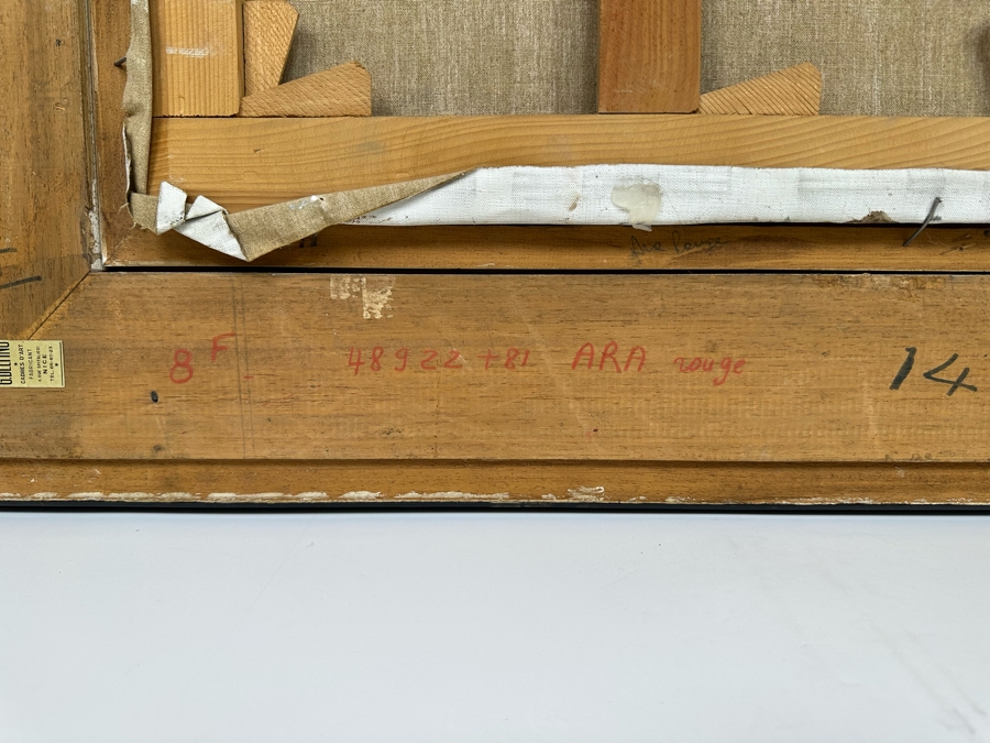 Jean Jansem (1920-2013, France) Original Nude Figure Painting On Canvas 18 X 15 In Signed Period French Frame 29.5 X 26.5 Estimate $6,000-$8,000 [Photo 20]