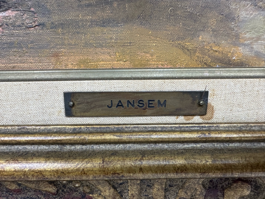 Jean Jansem (1920-2013, France) Original Nude Figure Painting On Canvas 18 X 15 In Signed Period French Frame 29.5 X 26.5 Estimate $6,000-$8,000 [Photo 10]