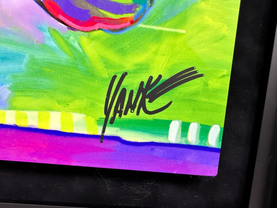 Tim Yanke Four Winds Lone Eagle 2017 Limited Edition Print Caldograph Dye Sublimation On Wood Hand Signed By Artist Edition 84 Of 450 13 X 13 Framed 24.5 X 24.5 [Photo 4]