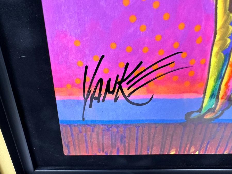 Tim Yanke Four Winds Lone Wolf Limited Edition Print Caldograph Dye Sublimation On Wood Hand Signed By Artist Edition 74 Of 450 11 X 15 Framed 22 X 26 [Photo 6]