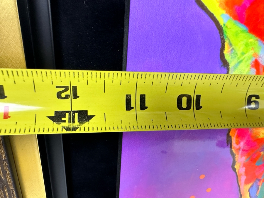 Tim Yanke Four Winds Lone Wolf Limited Edition Print Caldograph Dye Sublimation On Wood Hand Signed By Artist Edition 74 Of 450 11 X 15 Framed 22 X 26 [Photo 8]