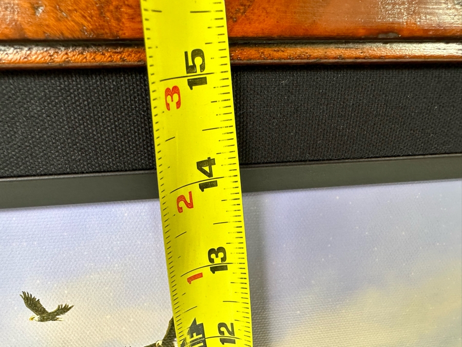 Robert Bissell Canvas Print Hand Signed Limited Edition 24 Of 100 Titled The Bathers Bears 19 X 14 Framed 26 X 21.5 [Photo 10]