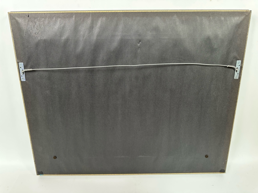 Robert Bissell Canvas Print Hand Signed Limited Edition 170 Of 250 Titled AM 2 Lying Bear Watching Butterflies 19 X 14 Framed 26 X 21.5 [Photo 18]