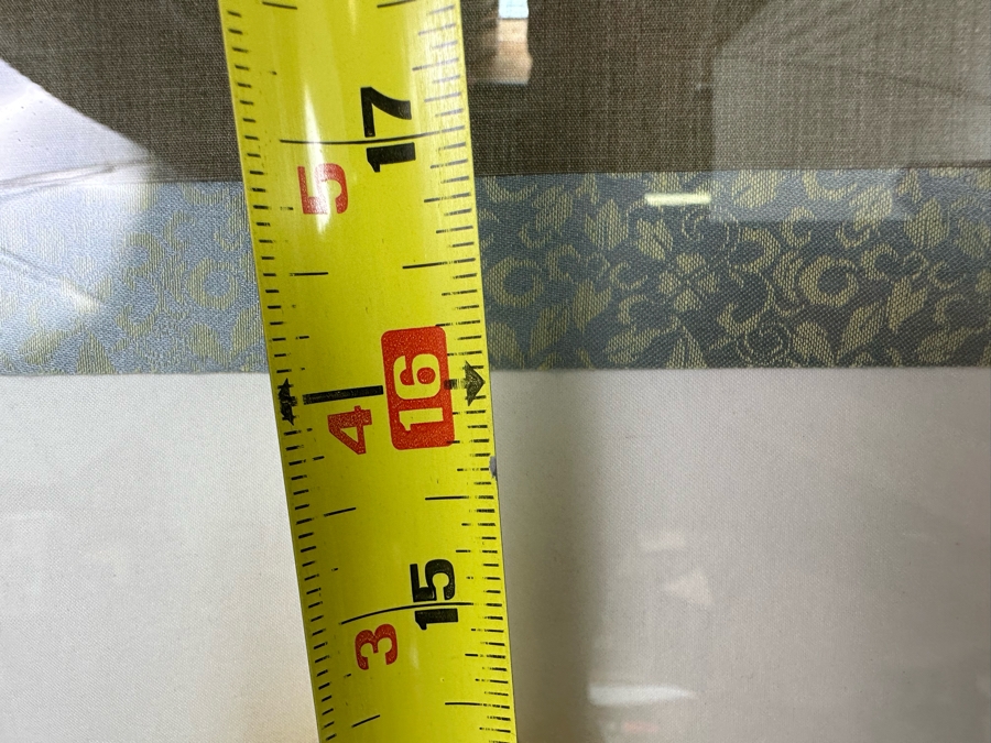 Signed Chinese Original Landscape Painting 7.5 X 16 Framed 10 X 24 [Photo 13]