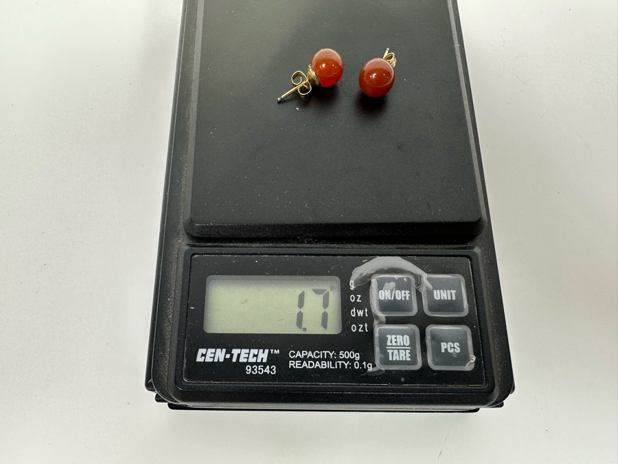 14K Gold Earrings 1.7g [Photo 5]