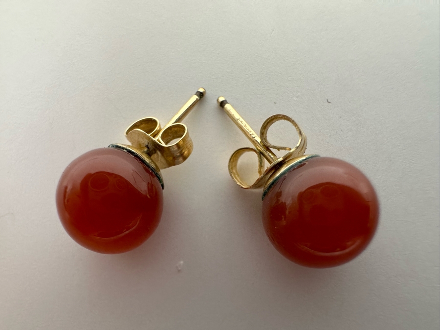 14K Gold Earrings 1.7g [Photo 2]