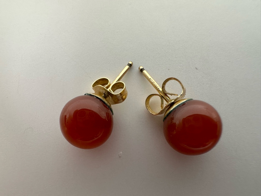 14K Gold Earrings 1.7g [Photo 3]