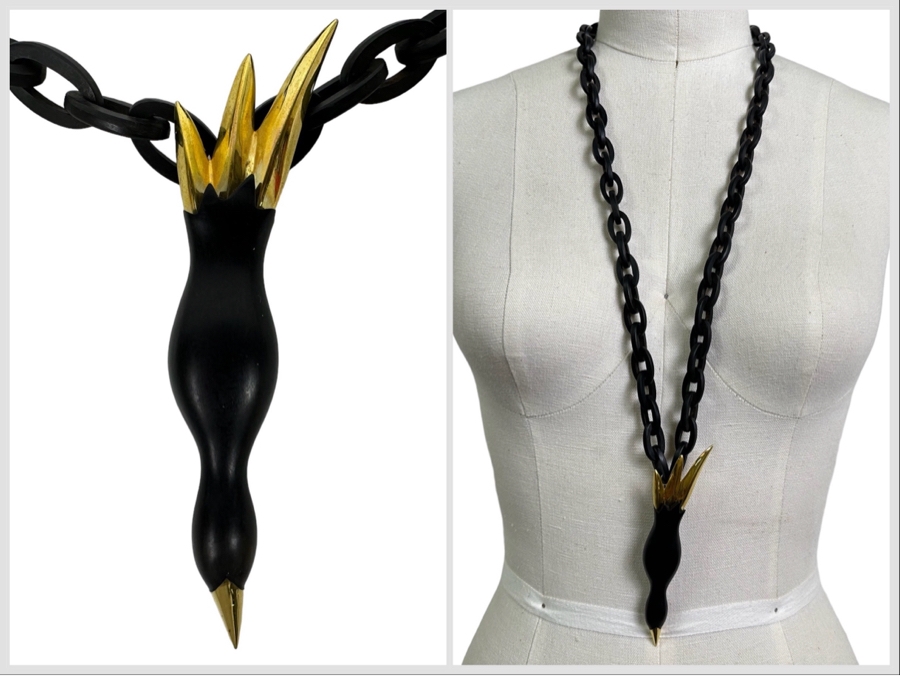 New Maiyet Horn Diving Bird Pendant 34' Necklace [Photo 1]