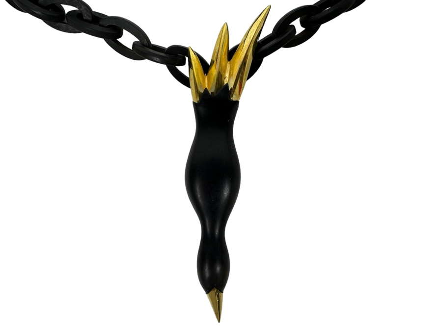 New Maiyet Horn Diving Bird Pendant 34' Necklace [Photo 3]