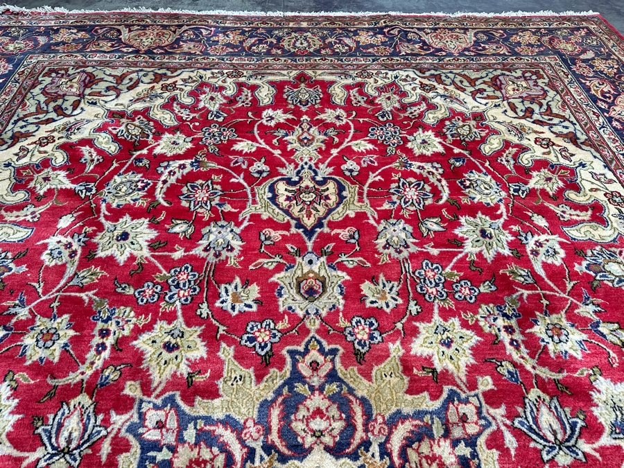 Large Handmade Wool Area Rug From Iran Apx 16' X 11' Retailed For $6,800 [Photo 9]