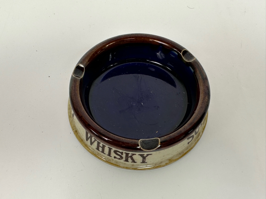 Vintage Whiskey Suntory Advertising Ashtray 4.5R [Photo 6]