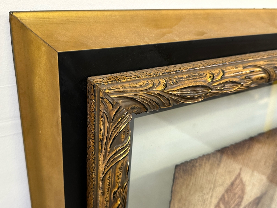 John-Richard Impressed Patina Panel IV Artwork In Unique Frame Very Heavy 30 X 49 Retails $899 [Photo 7]