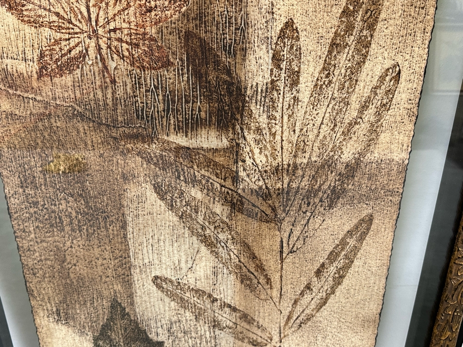 John-Richard Impressed Patina Panel IV Artwork In Unique Frame Very Heavy 30 X 49 Retails $899 [Photo 6]