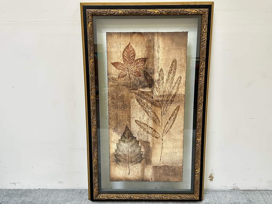 John-Richard Impressed Patina Panel IV Artwork In Unique Frame Very Heavy 30 X 49 Retails $899 [Photo 3]