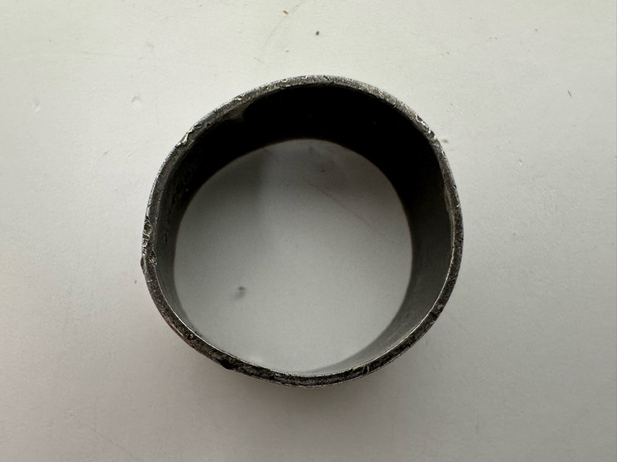 Vintage Sterling Silver / 14K Gold Ring Size 8 3.4g [Photo 8]