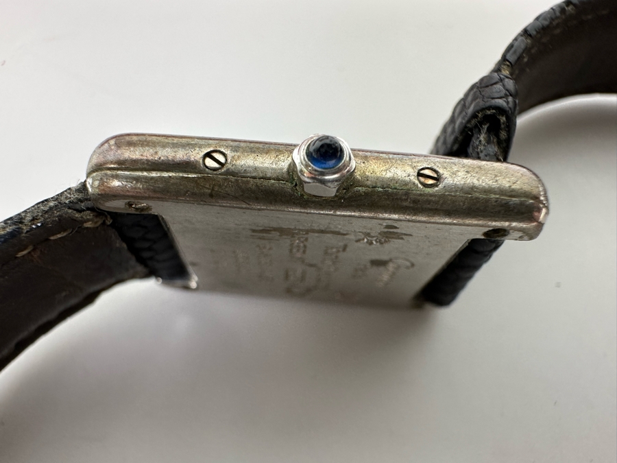 Cartier Paris Women's Tank Quartz Argent Watch Swiss Made With Orignal Box [Photo 11]