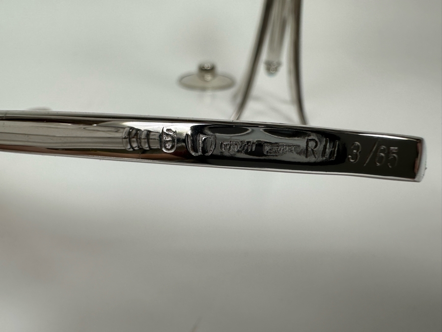 Swed Workshop Limited Edition 3 Of 65 Silverplate Candlesticks, A Pair 10H [Photo 11]