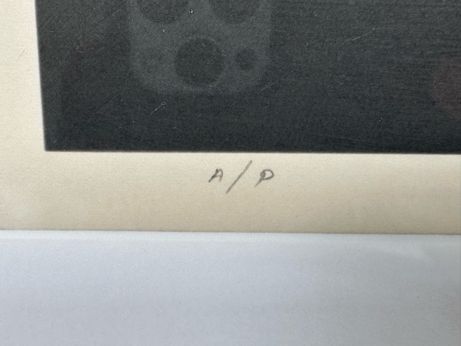 Richard D. Keesling Signed Artist Proof A/P Photograph On Platinum / Palladium Paper Of The Snake River, Grand Teton National Park, Wyoming (Dick Keesling Was Also Actress Betty White's Manager For Many Decades) 10.5 X 8.5 Framed 20 X 16 [Photo 5]