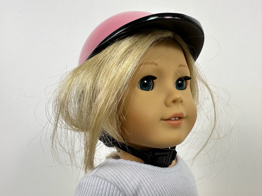 American Girl Doll With American Girl Large Palomino Horse 19W X 25H [Photo 7]