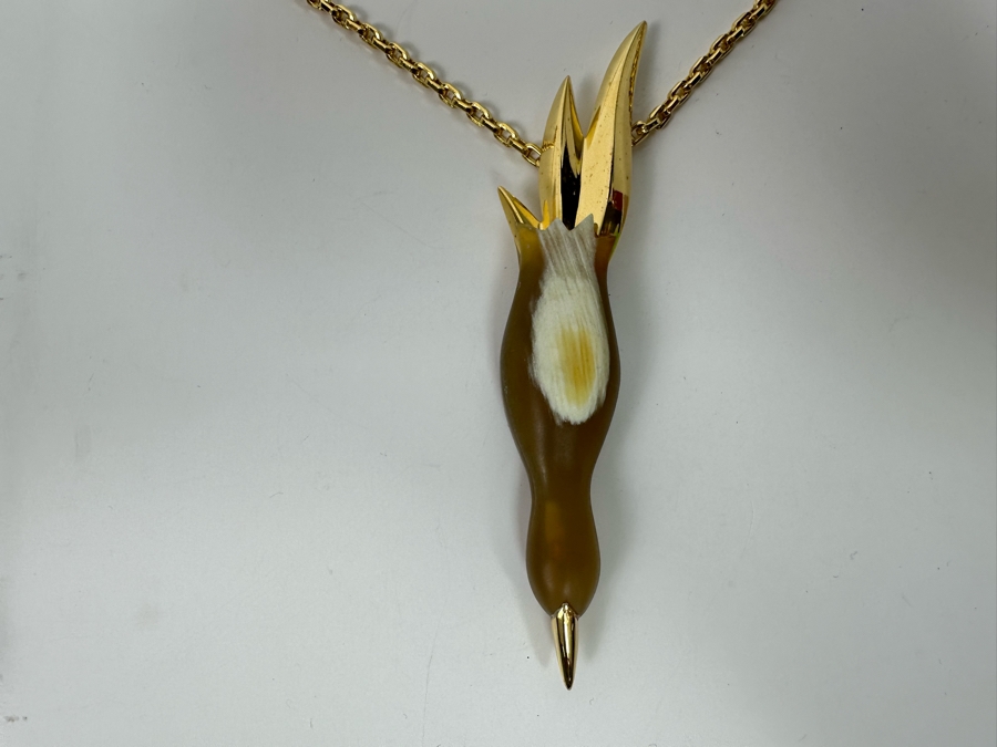 New Maiyet Horn Diving Bird Pendant 34' Necklace [Photo 5]