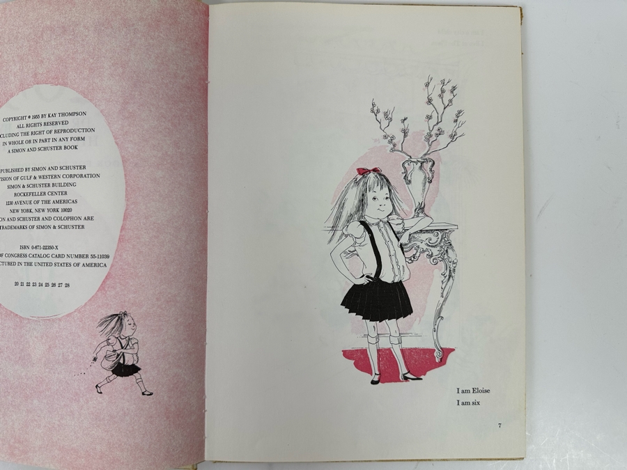 Vintage Eloise Hardcover Book By Kay Thompson [Photo 6]