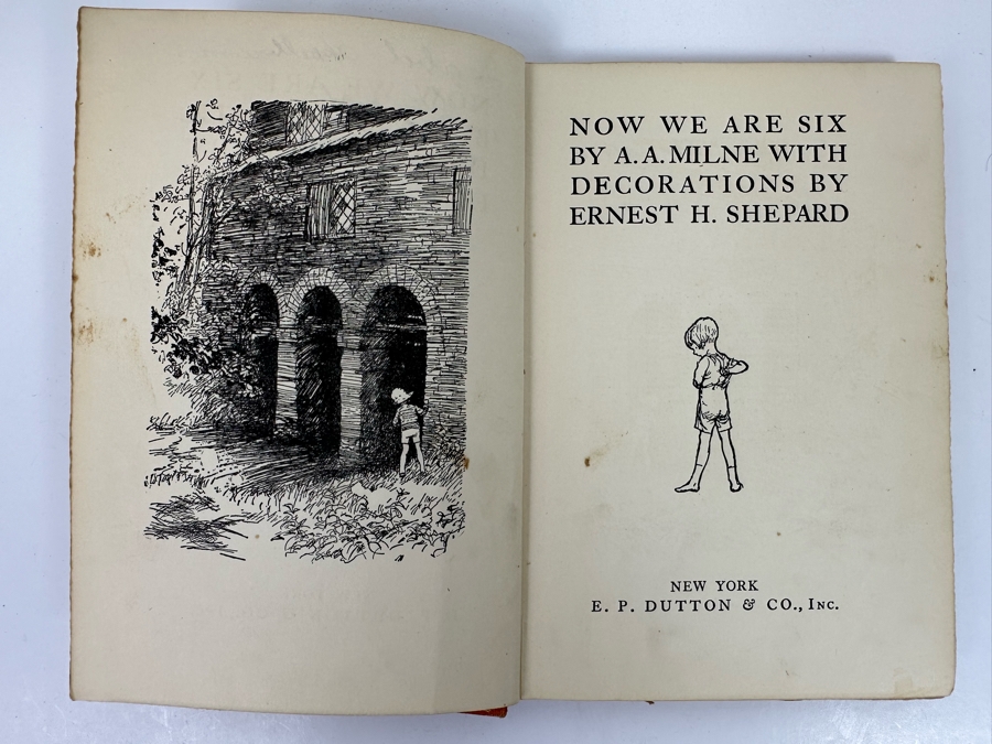1929 Hardcover Book Now We Are Six By A. A. Milne [Photo 3]