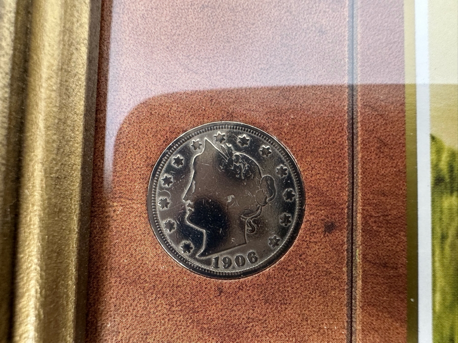 Framed Collection Of Nine Liberty Head Nickels 1899-1905 10 X 12 [Photo 13]