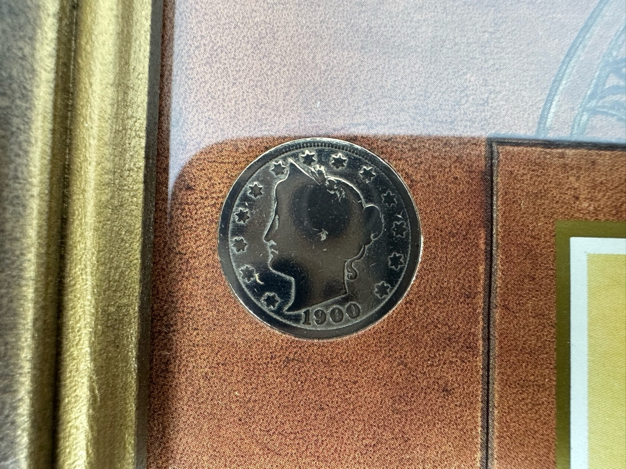 Framed Collection Of Nine Liberty Head Nickels 1899-1905 10 X 12 [Photo 12]