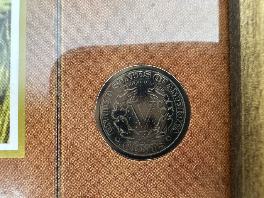 Framed Collection Of Nine Liberty Head Nickels 1899-1905 10 X 12 [Photo 11]