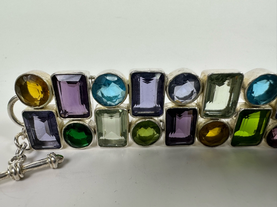 Sterling Silver Bracelet 8'L 64.5g [Photo 6]