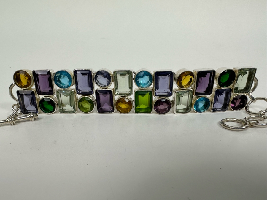 Sterling Silver Bracelet 8'L 64.5g [Photo 4]