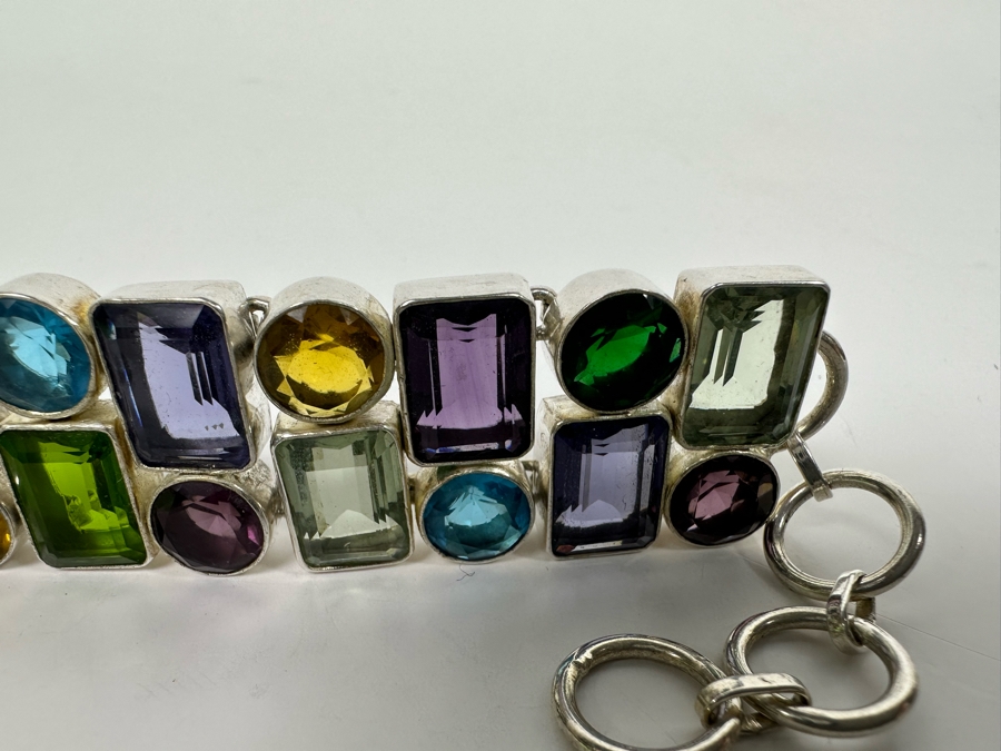 Sterling Silver Bracelet 8'L 64.5g [Photo 8]