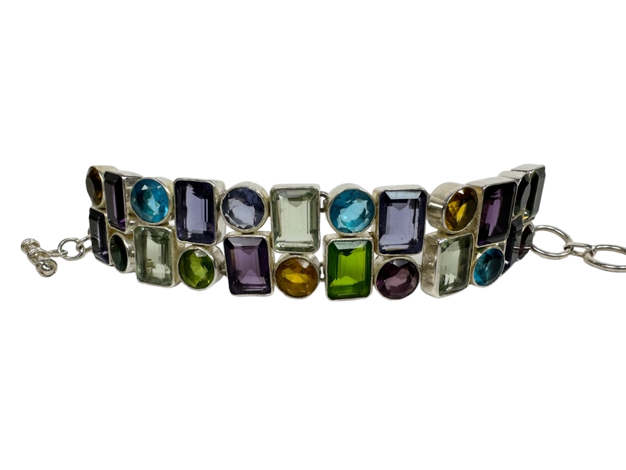Sterling Silver Bracelet 8'L 64.5g [Photo 1]